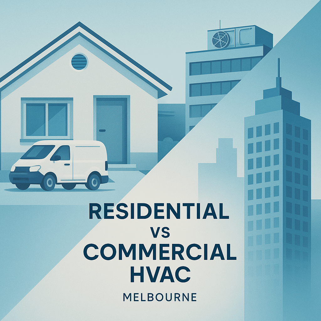 Residential vs Commercial HVAC Contractors in Melbourne