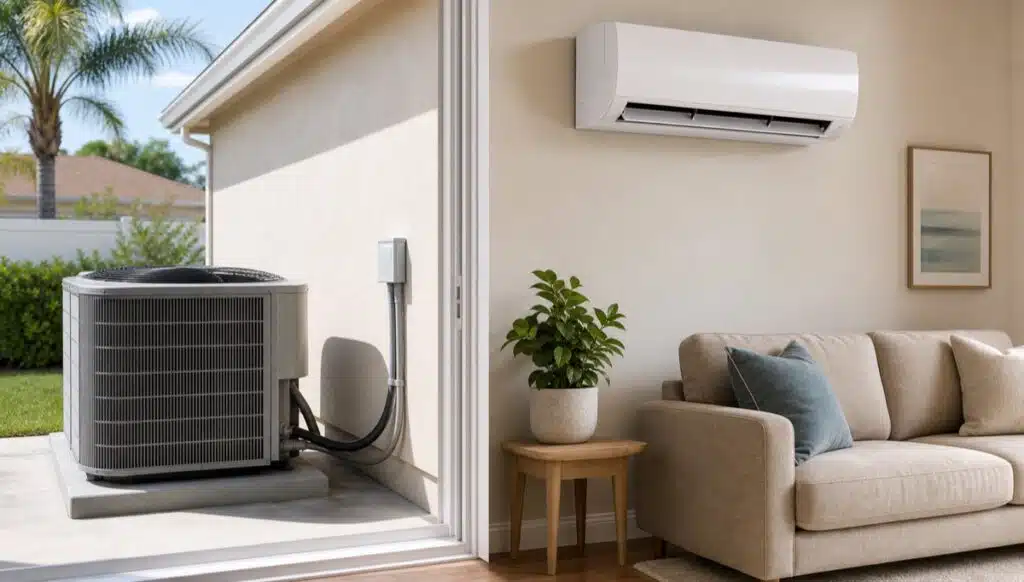 Comparing Central Air Conditioning and Ductless Solutions for Palm Bay Homes