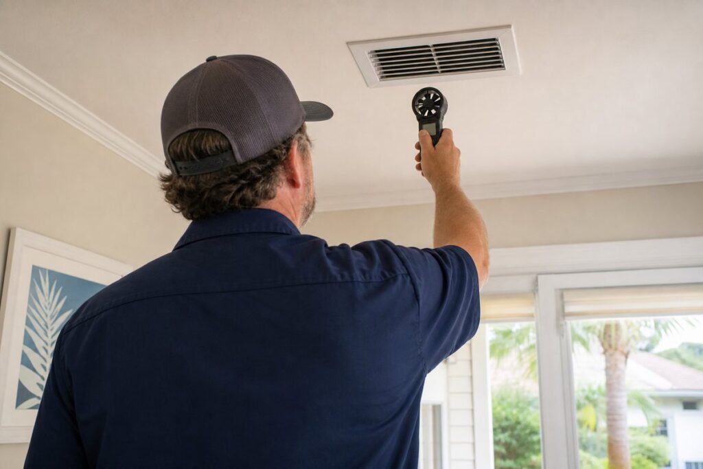 How HVAC Airflow Testing Finds Comfort Problems in Florida Homes