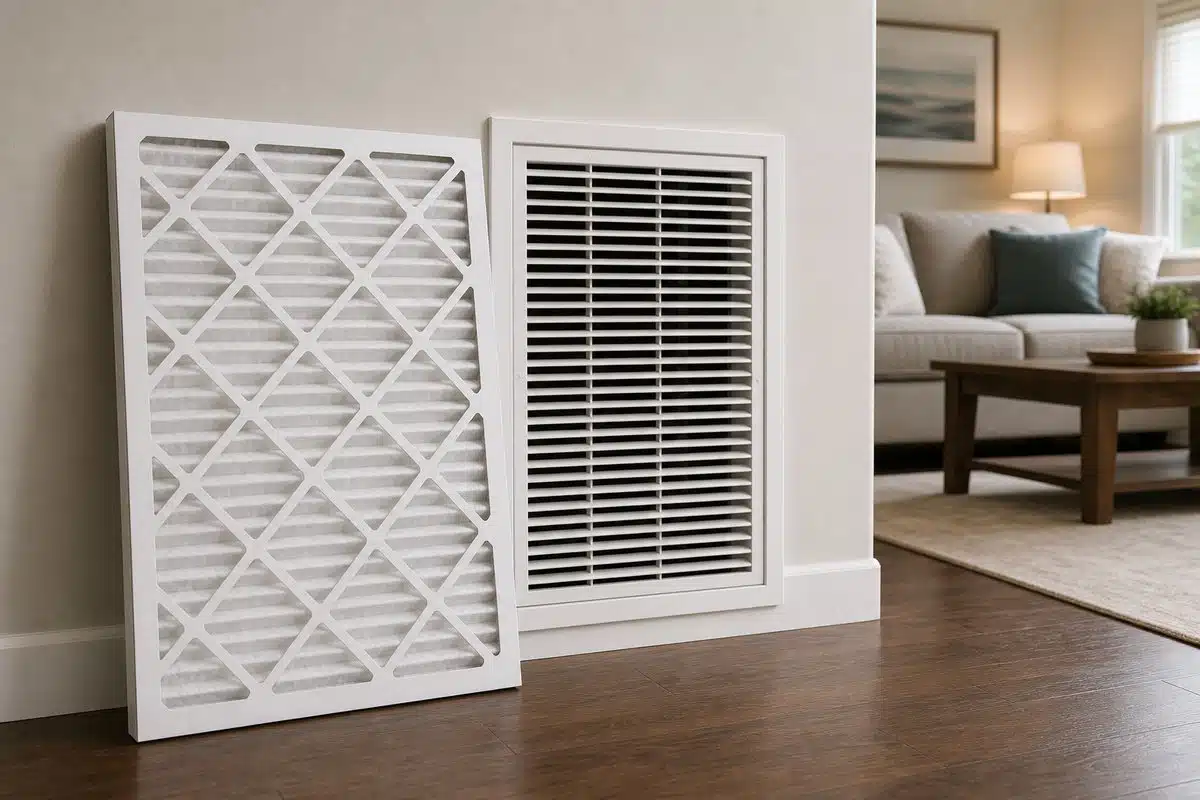 Brevard County Florida home with HVAC system and coastal humidity concept
