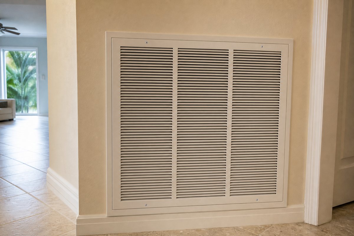 HVAC airflow testing in a Florida home to find hot rooms and weak vents